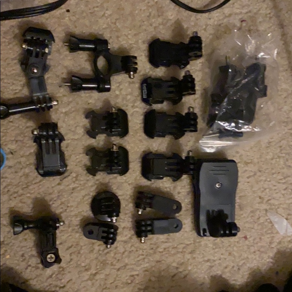 18 GoPro attachment pieces